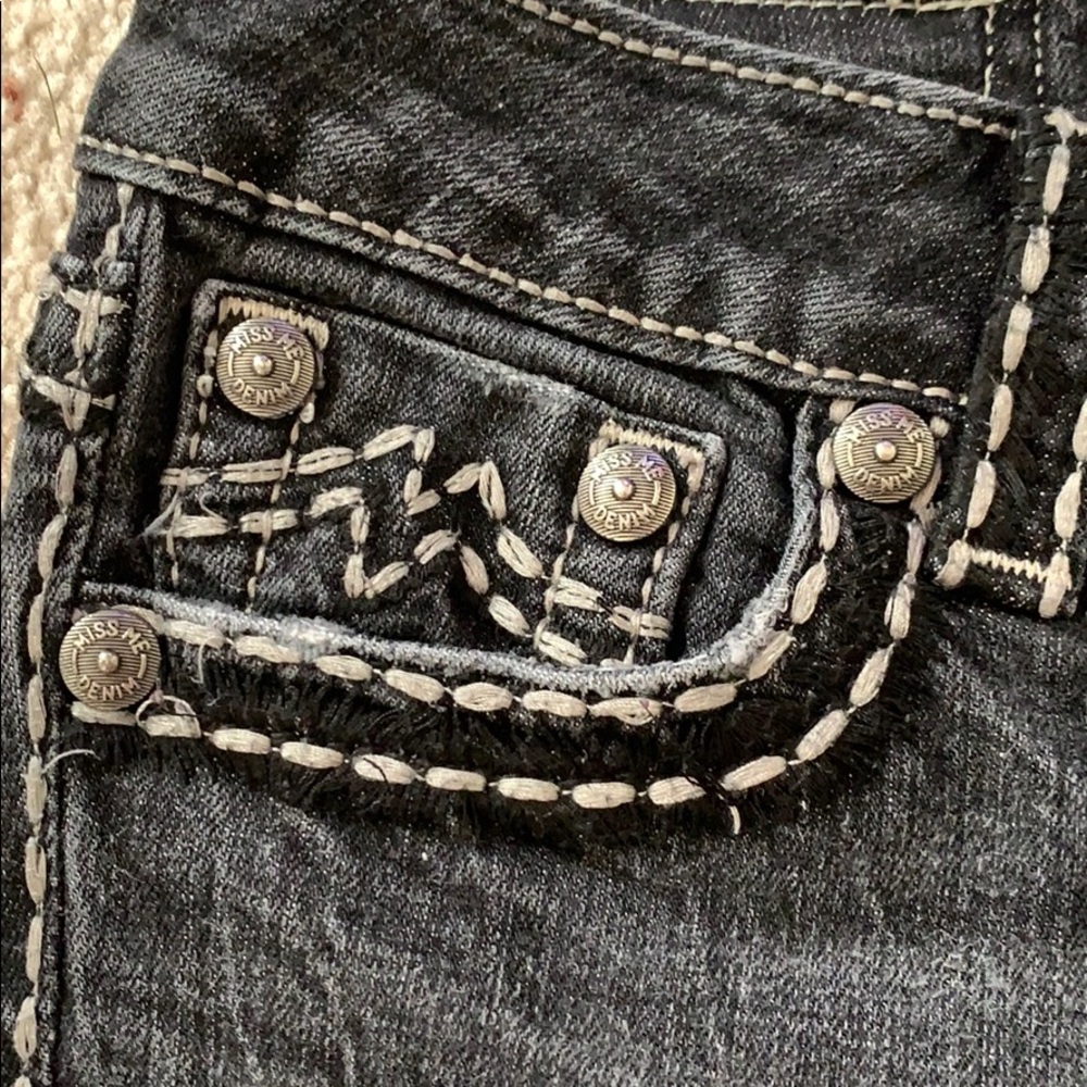 Black washed Miss Me Skinny Jeans - Picture 4 of 7